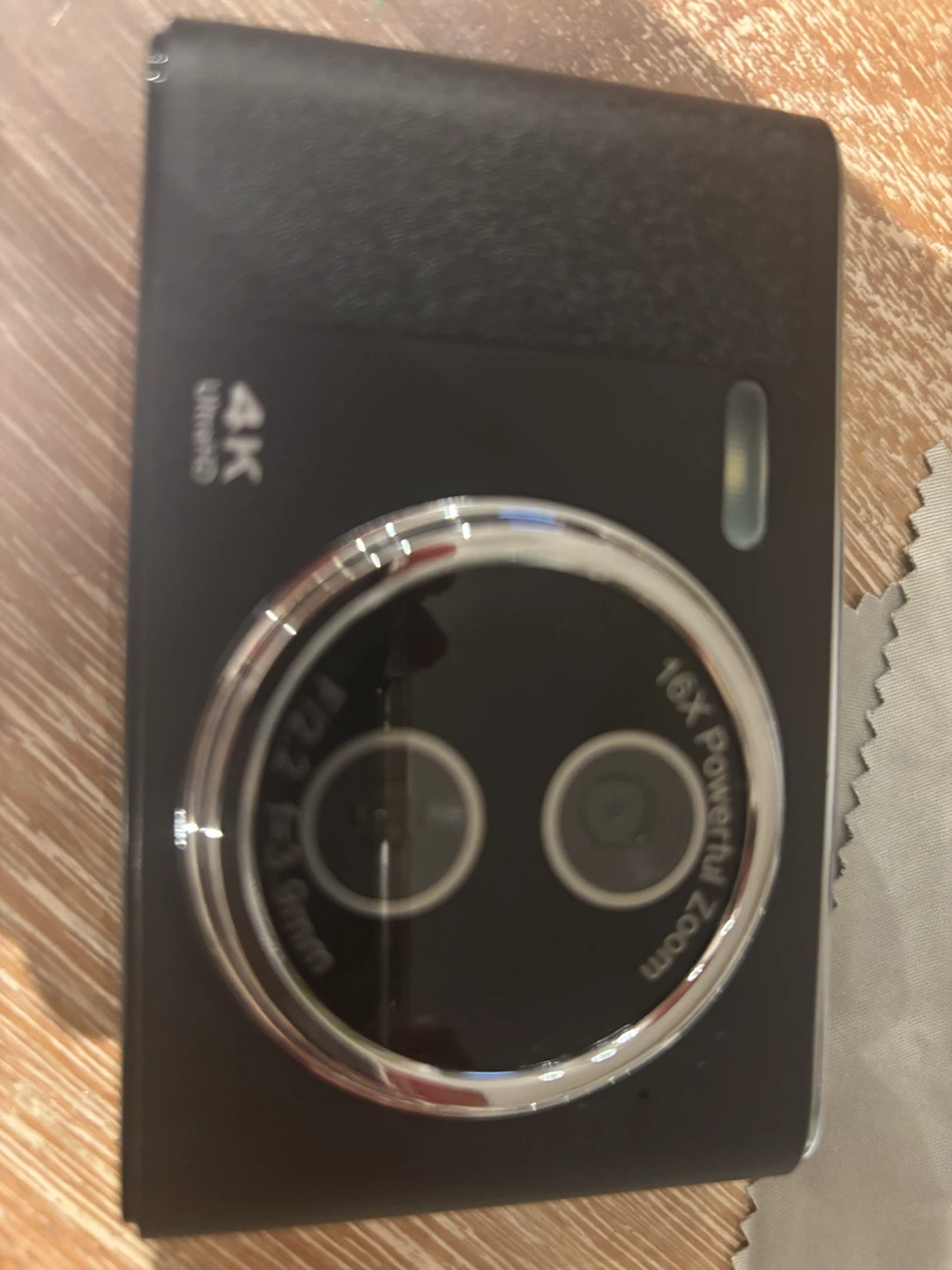 New! 4K Digital Camera with 16X Zoom - photo 2
