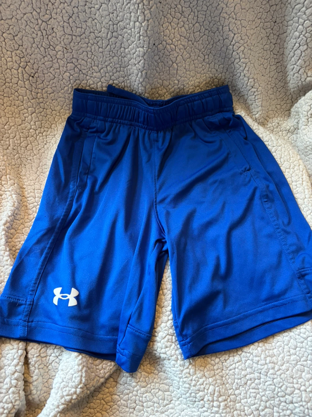 Under Armour Youth Athletic Shorts Blue