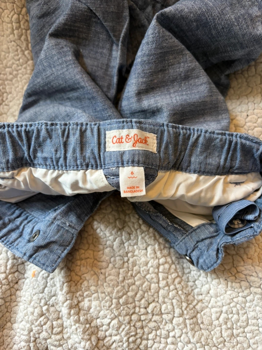 Cat & Jack Boys Blue Shorts Size 6 - photo 4