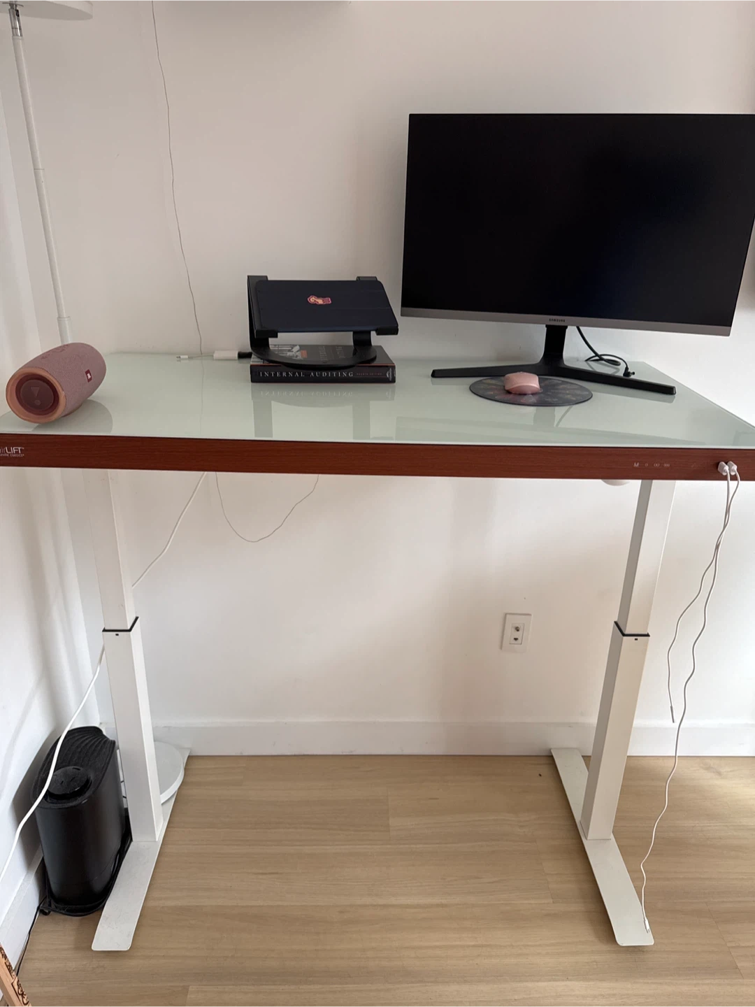 AirLift Tempered Glass Standing Desk