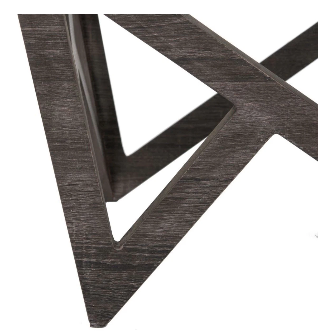 LIKE NEW Modern Geometric Glass Top coffee Table - photo 3