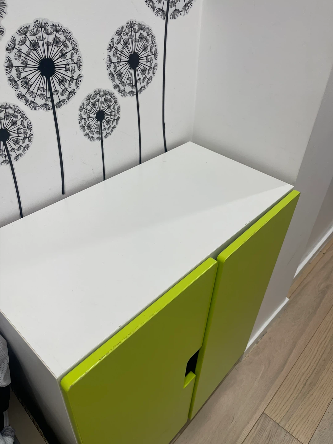 IKEA Stuva cabinet with green doors