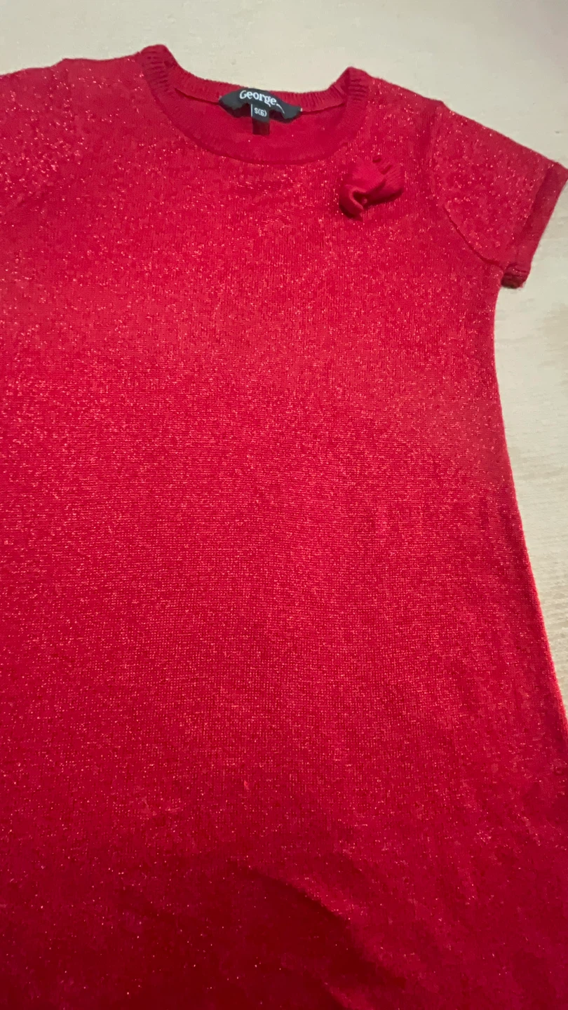 George red knit dress size 6 - photo 3