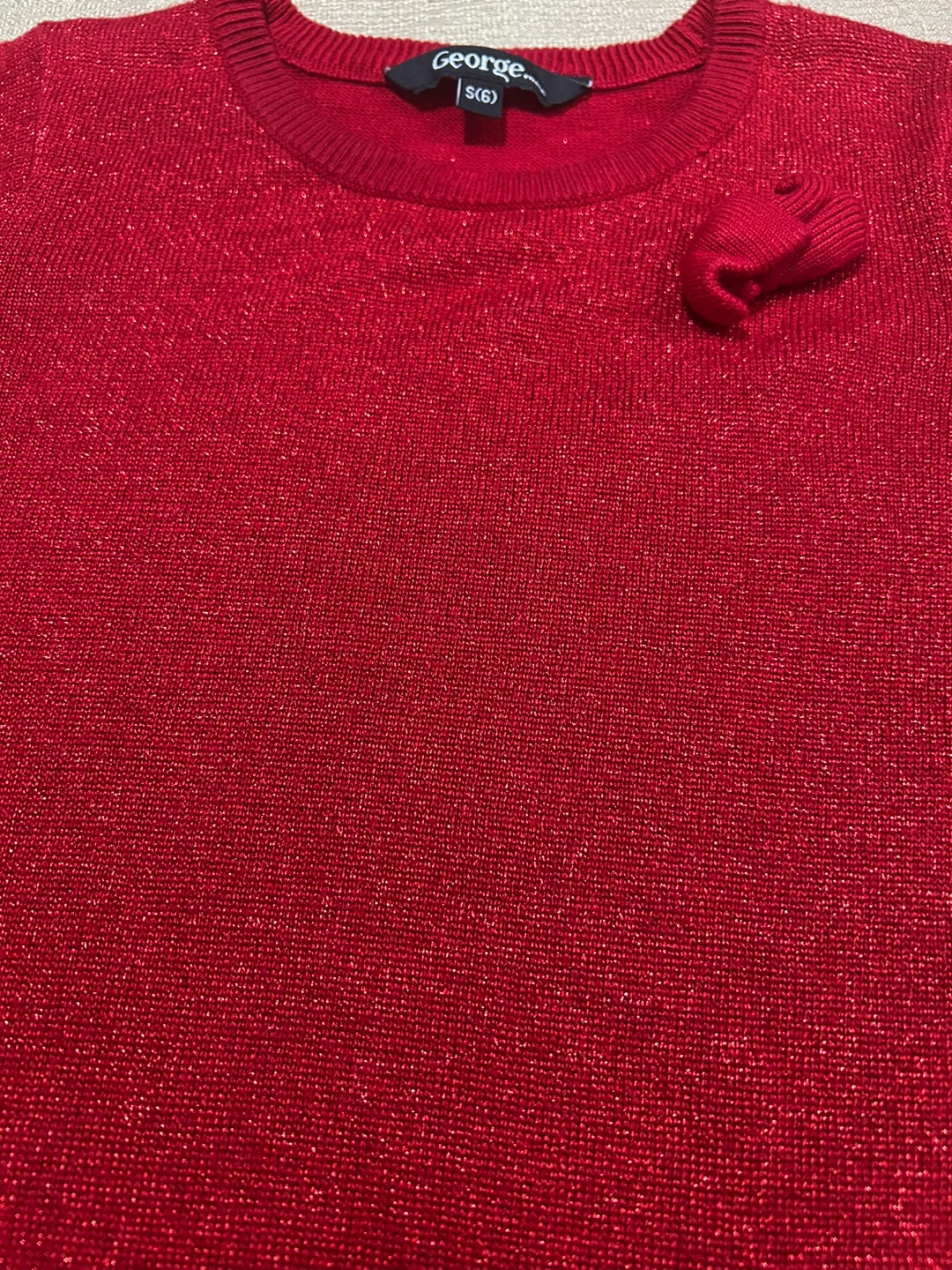 George red knit dress size 6 - photo 2