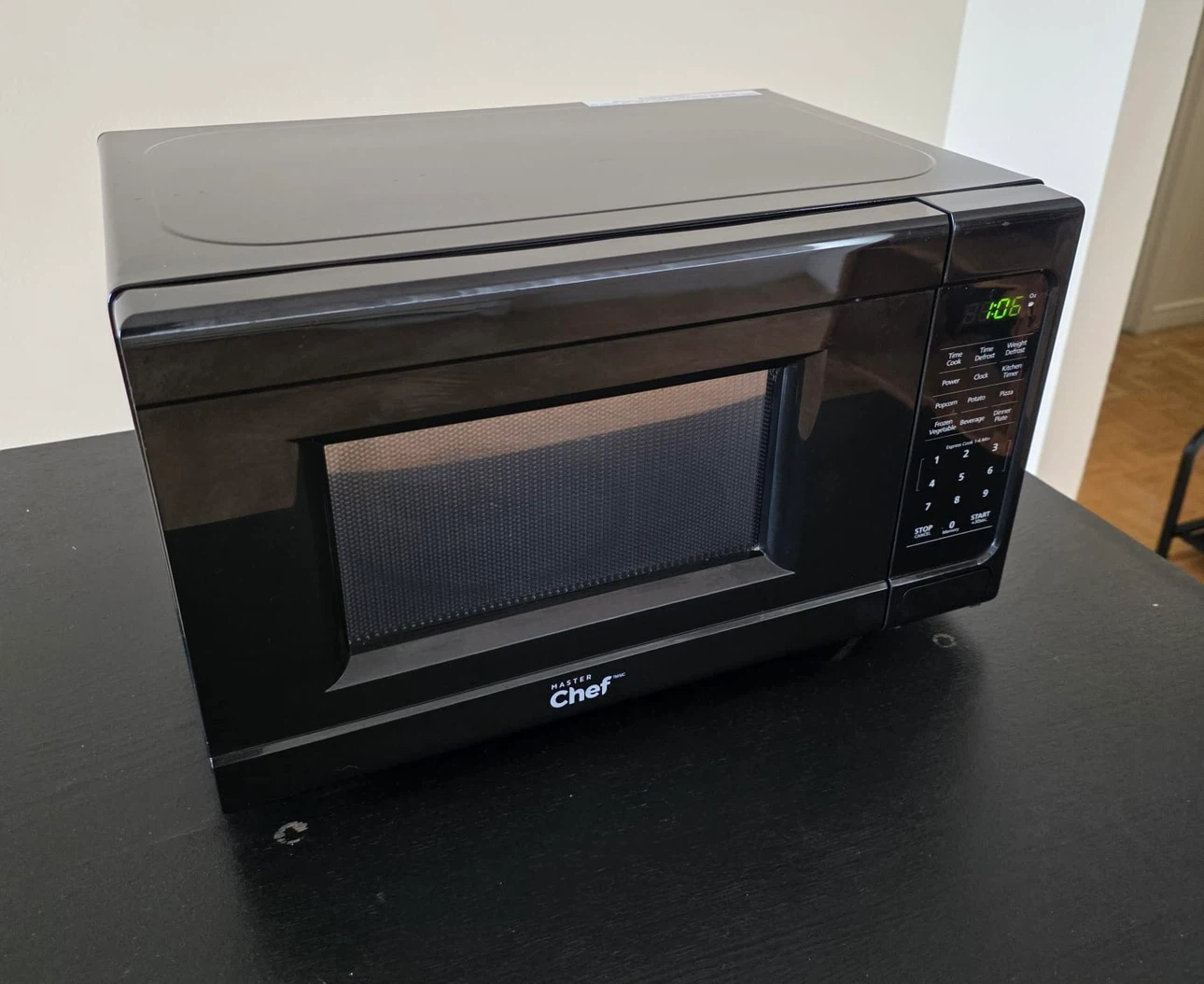 Master Chef Black Microwave