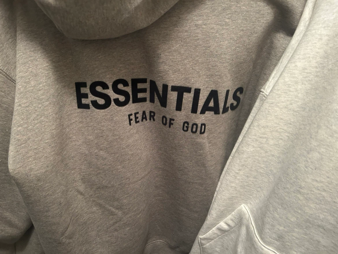 Essentials Fear of God Hoodie - Grey - Size S - photo 3