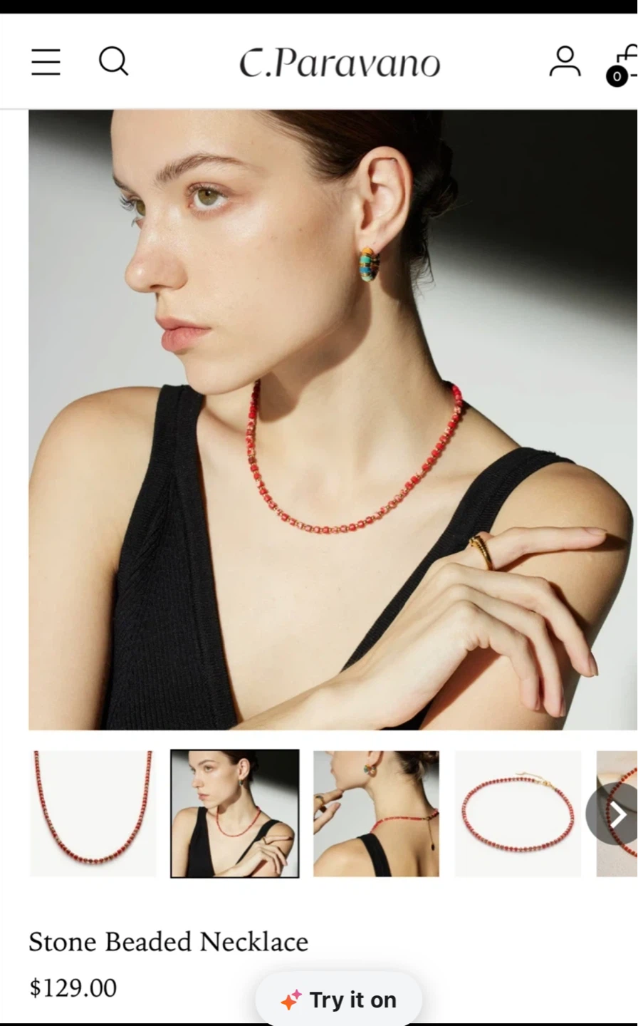 C.Paravano Stone Beaded Necklace - photo 4