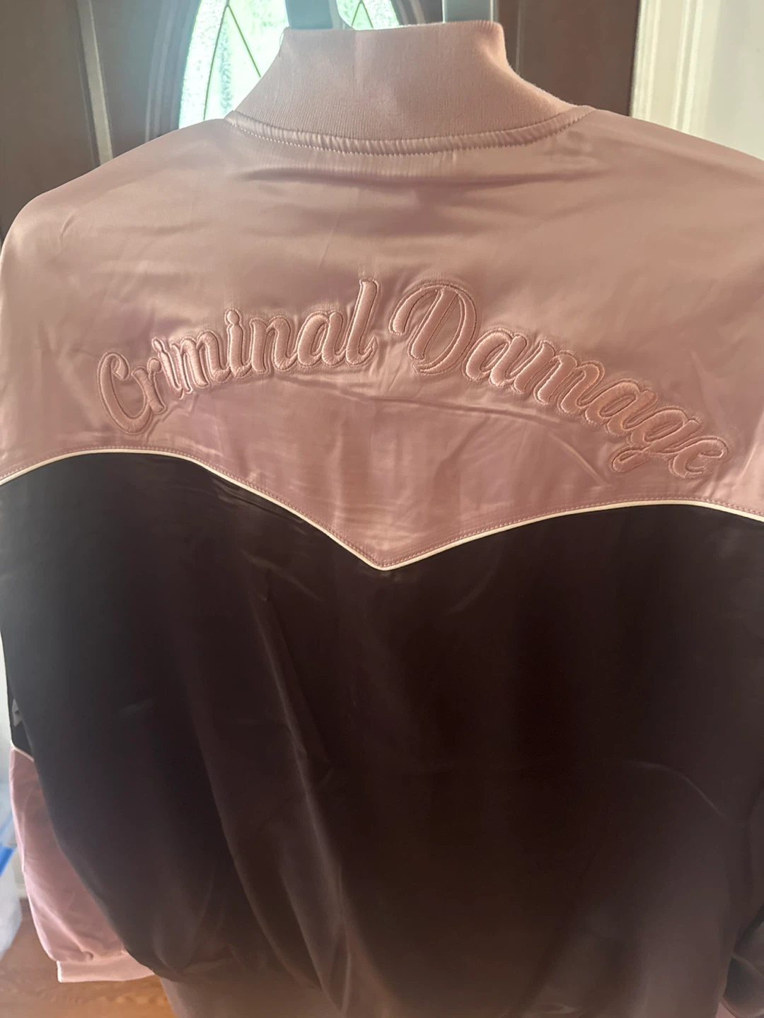 Criminal Damage Western Satin Bomber Jacket - photo 3
