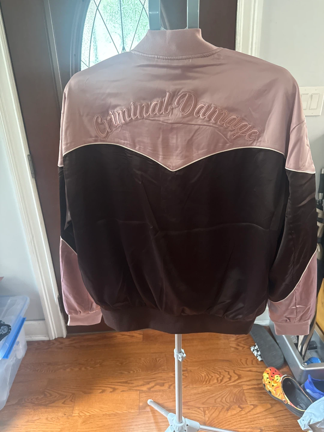 Criminal Damage Western Satin Bomber Jacket - photo 4