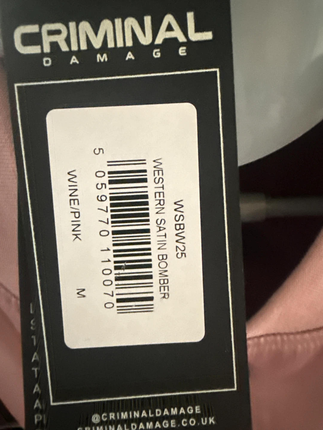 Criminal Damage Western Satin Bomber Jacket - photo 5
