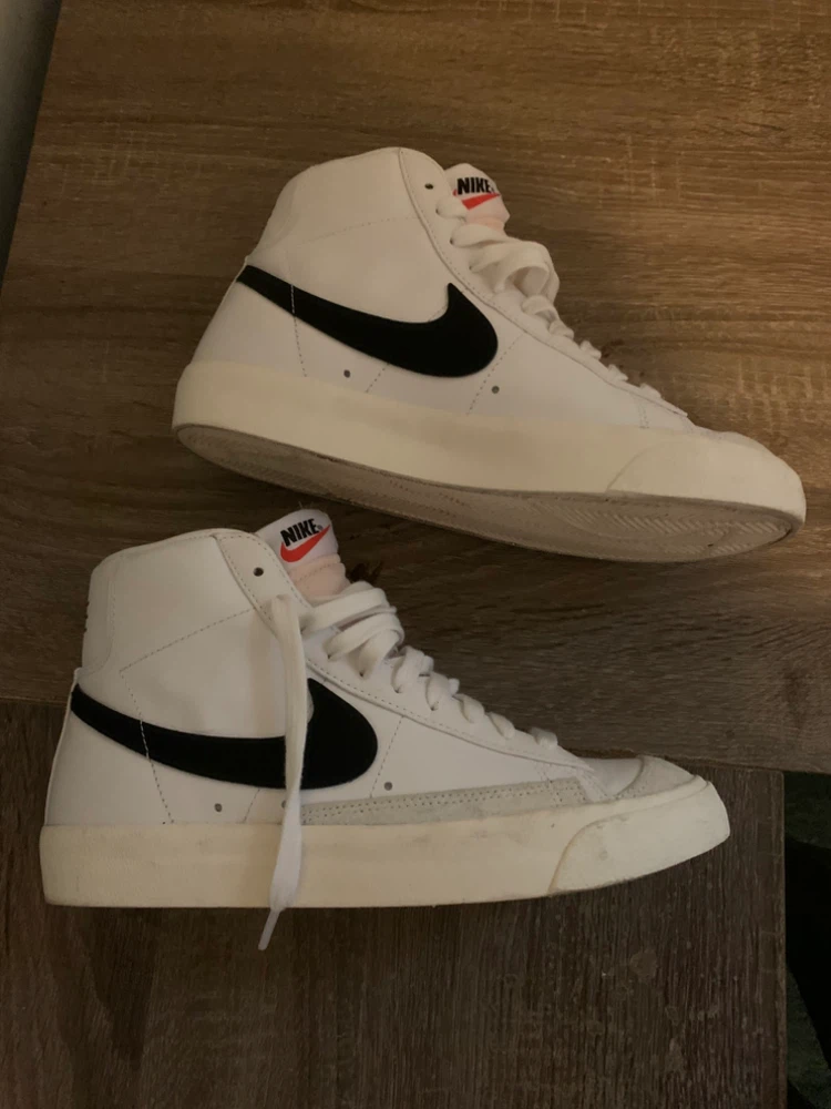 Nike Blazer  White Black Size 8 🏈 - photo 2
