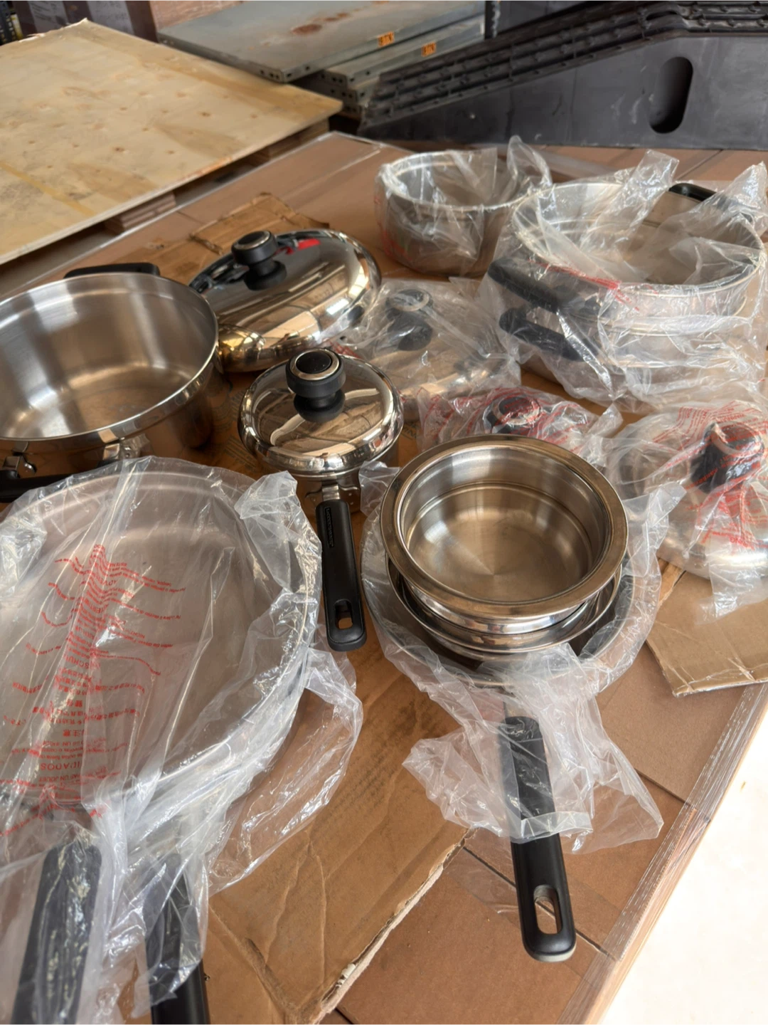 Stainless steel cooking set - photo 2