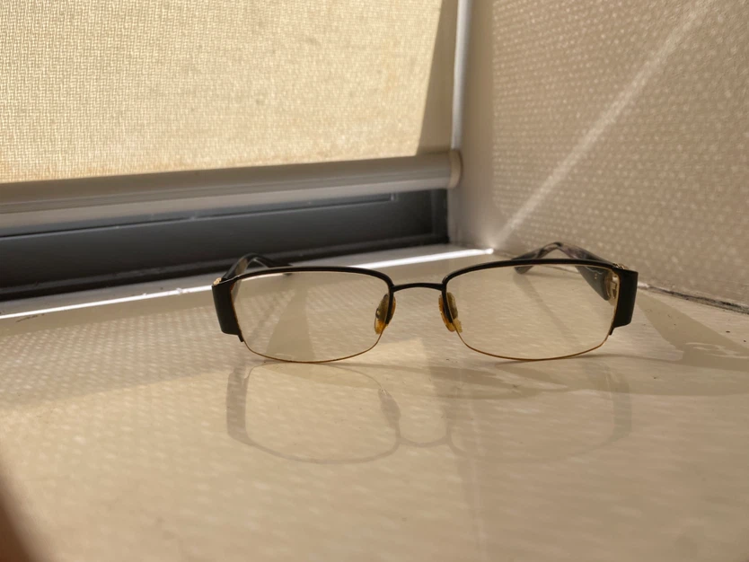 Gucci Black and Gold Eyeglasses
