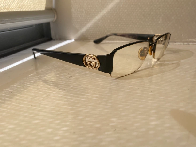 Gucci Black and Gold Eyeglasses - photo 2
