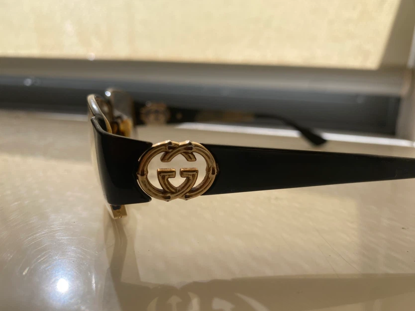 Gucci Black and Gold Eyeglasses - photo 3