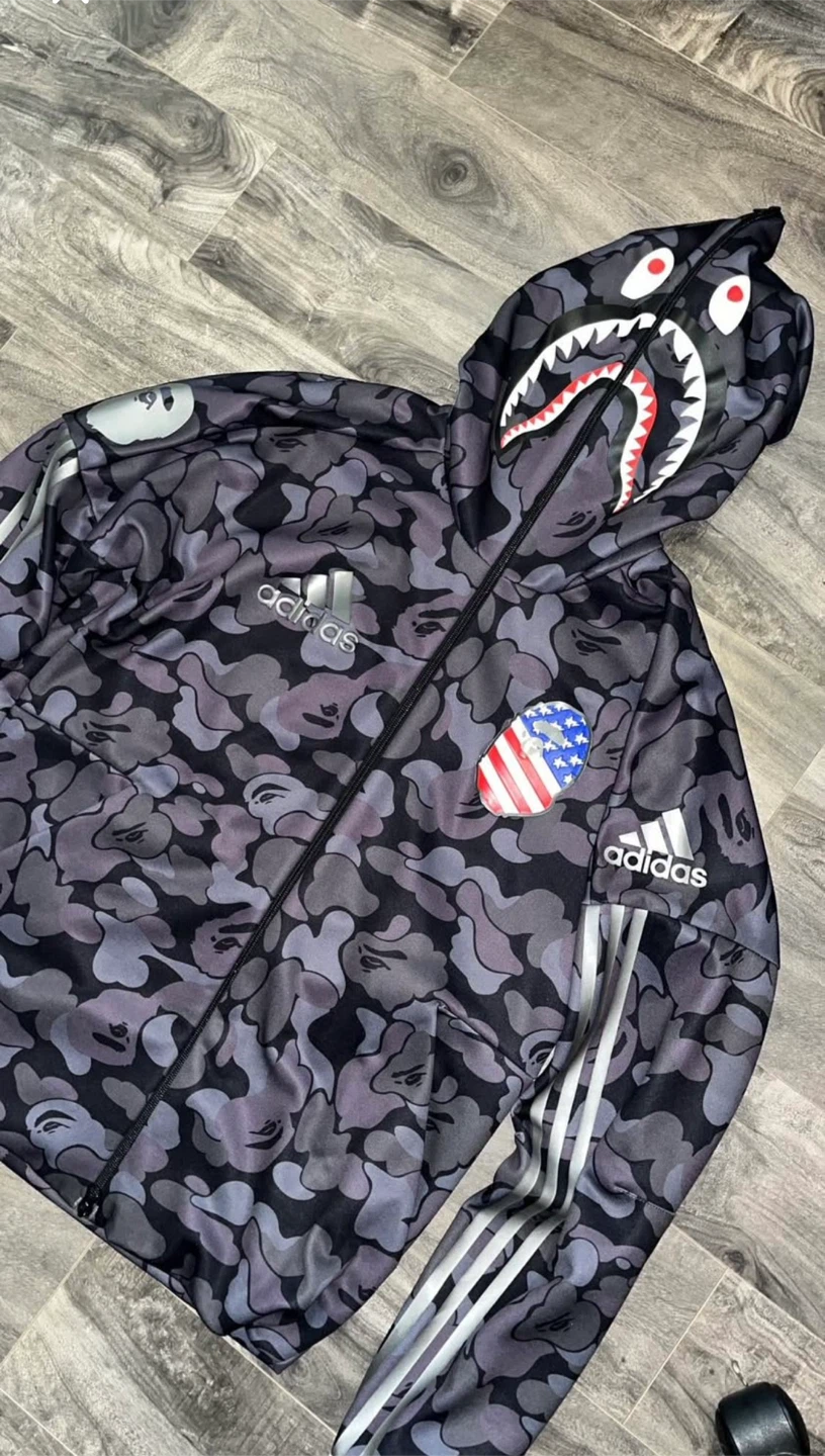 Adidas x Bape Full Zip Hoodie - photo 2