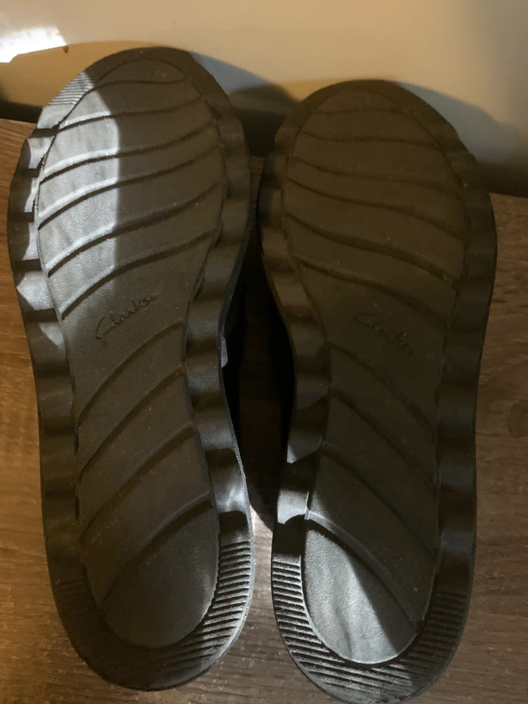 Clarks Collection Black Suede Slip-on Shoes - photo 4