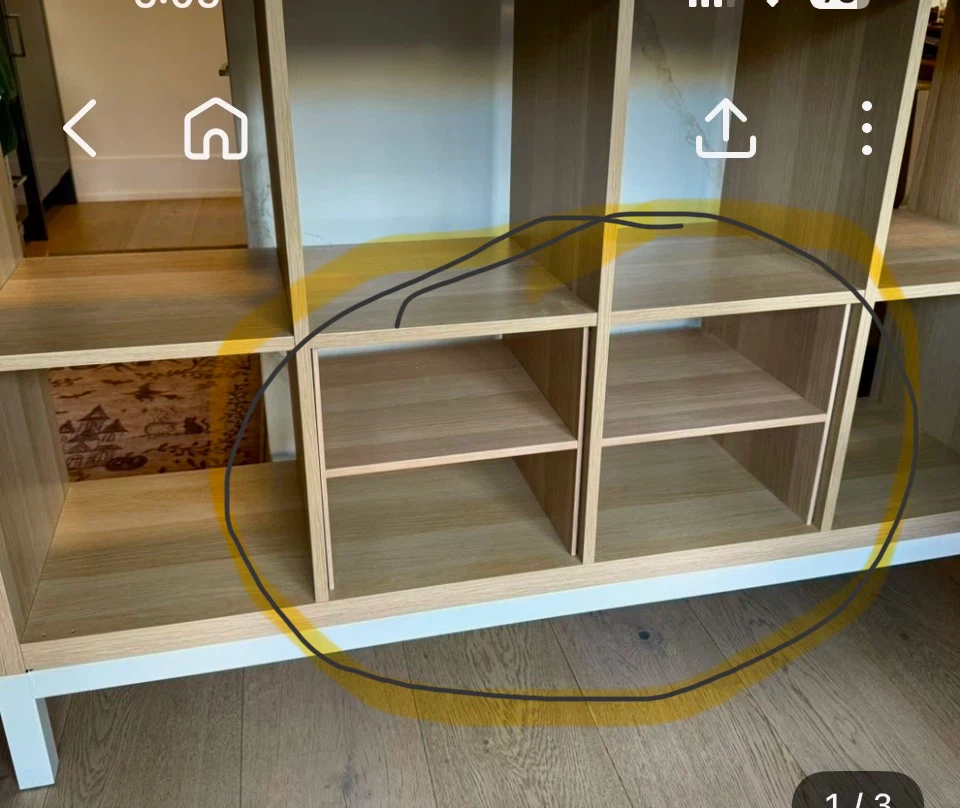 IKEA Kallax shelf insert