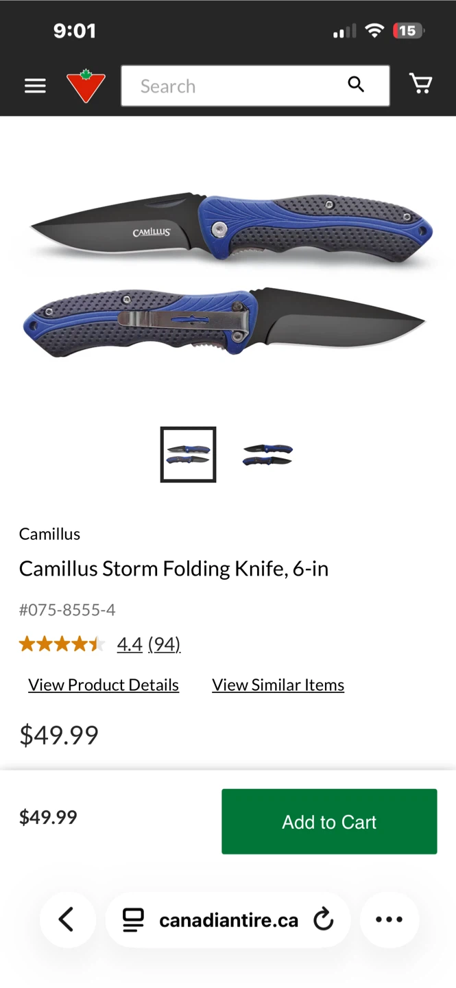 Camillus Storm Folding Knife - photo 3