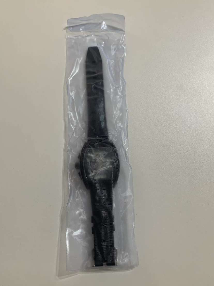 Black Skeleton Style Tonneau Watch - photo 5