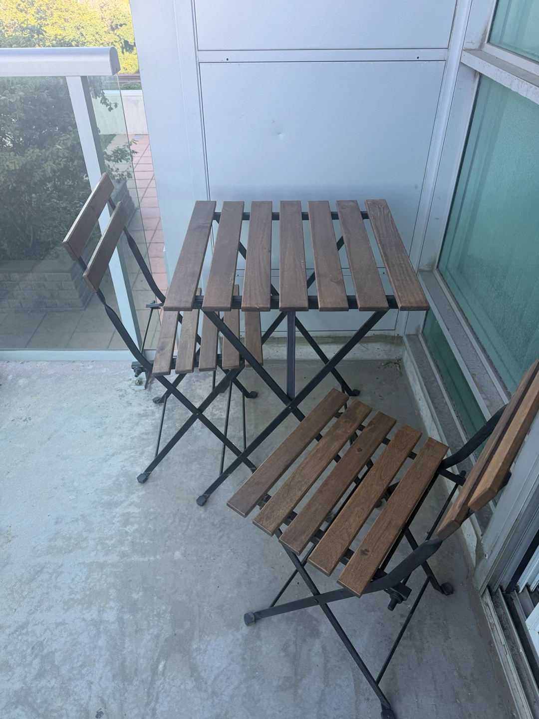 Foldable Patio Bistro Set