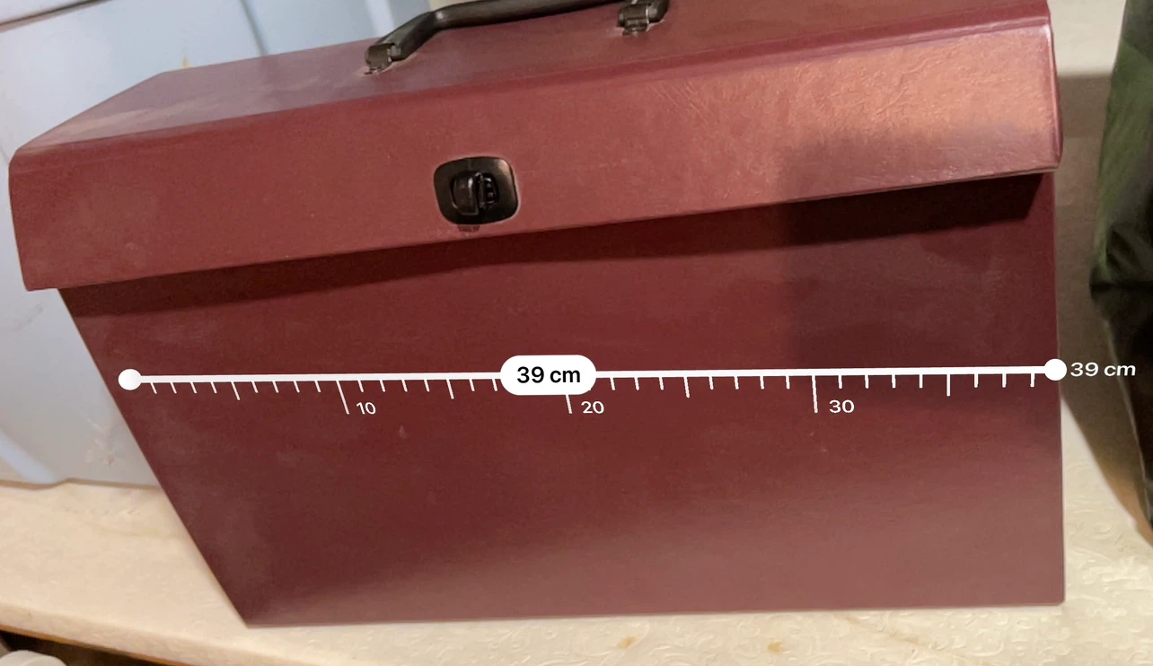 Burgundy Accordion File Organizer