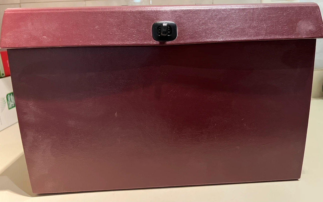 Burgundy Accordion File Organizer - photo 4
