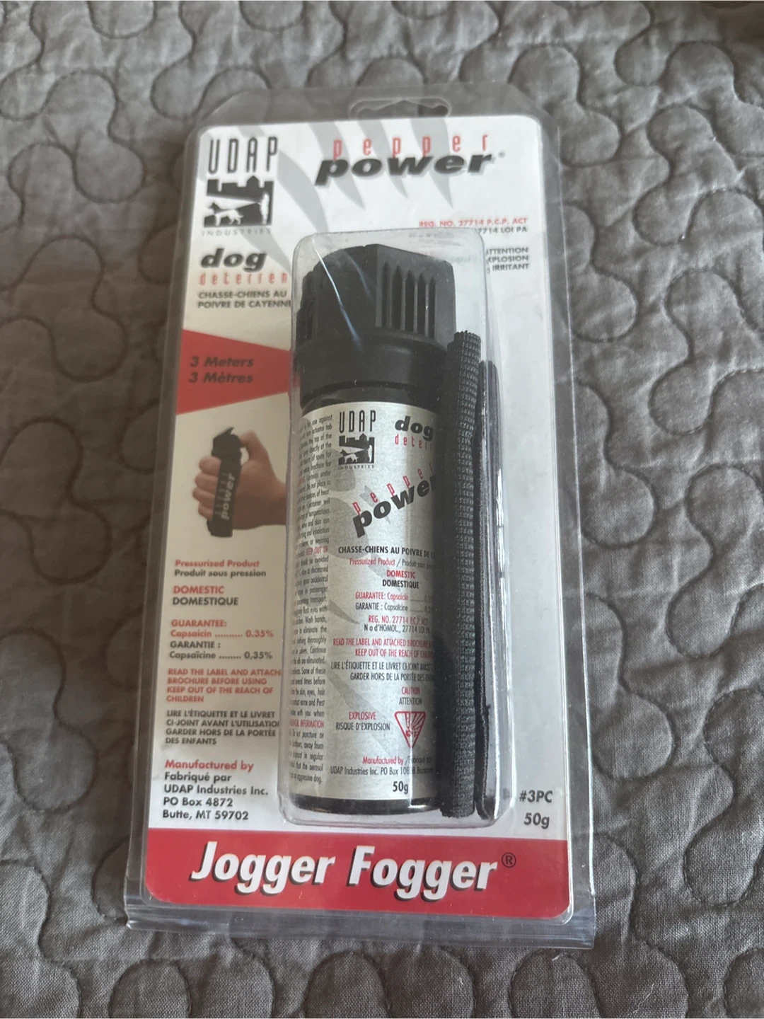 UDAP Pepper Power Jogger Fogger Dog Deterrent