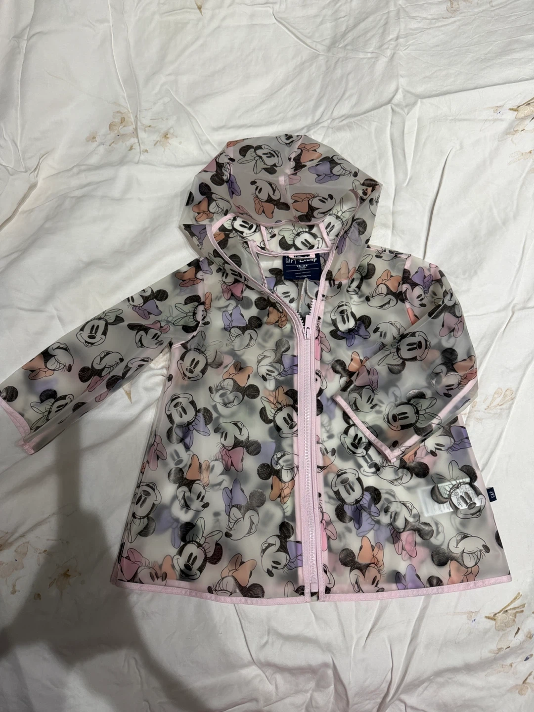 Baby Gap Disney Minnie Mouse Raincoat