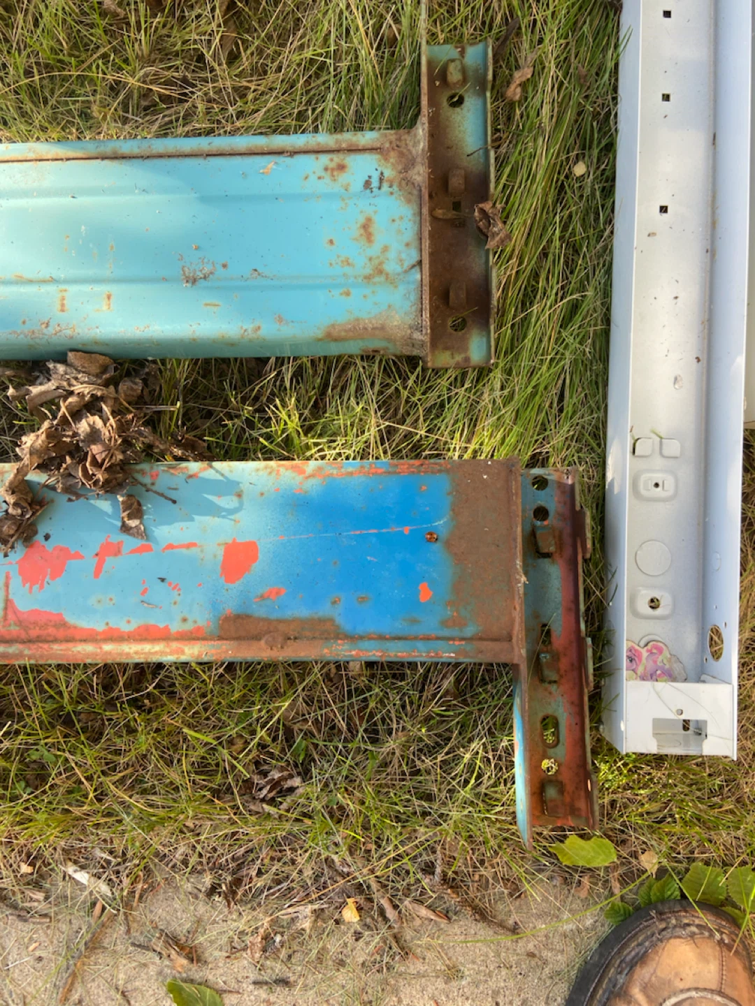 Two Metal Pallet Racking Beams - photo 5