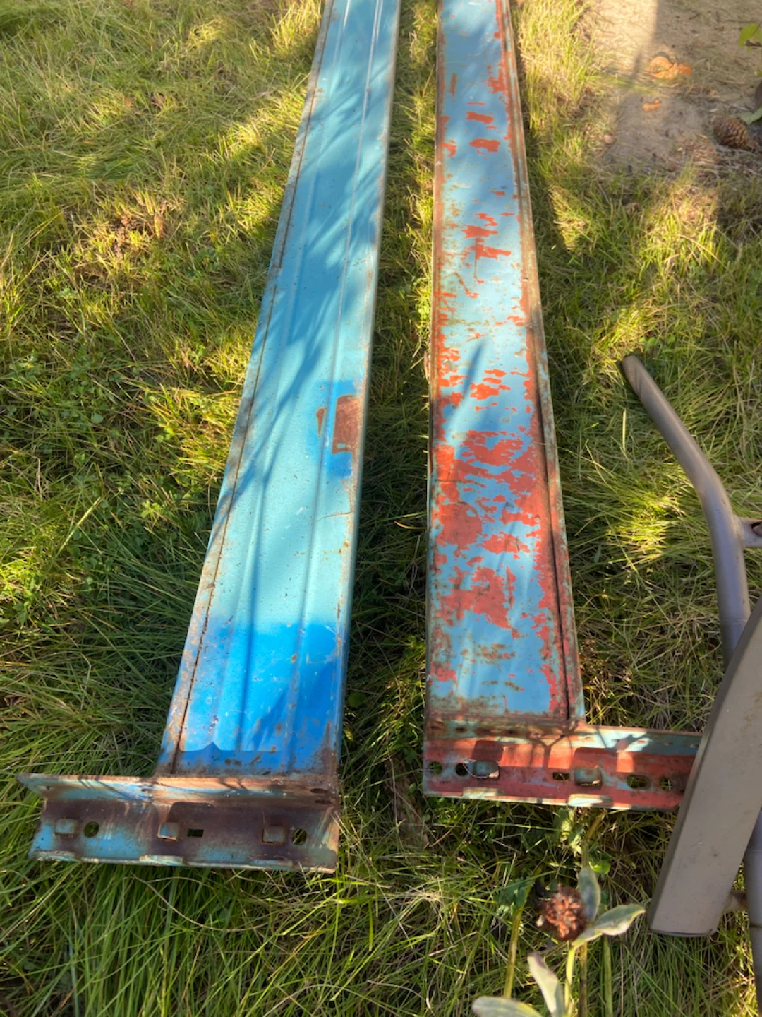 Two Metal Pallet Racking Beams - photo 2