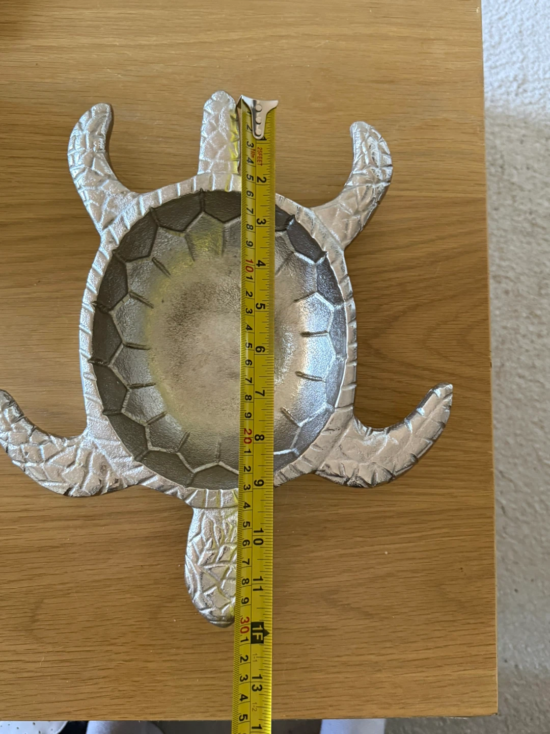Silver-toned turtle decorative dish - photo 2