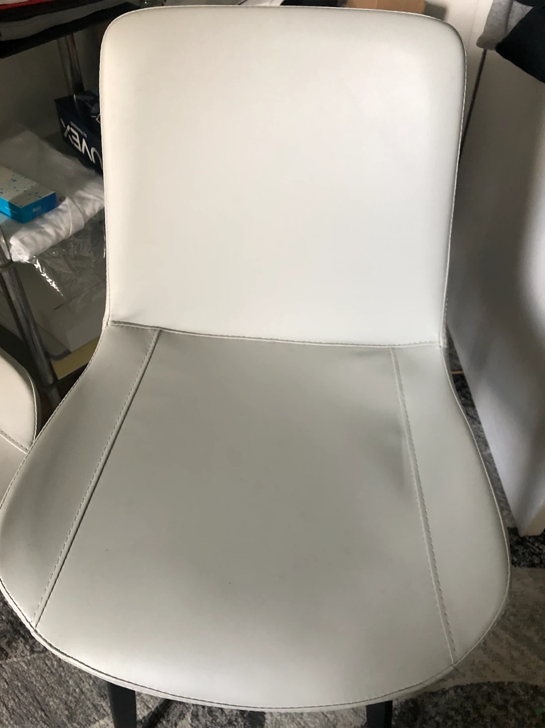 2 Homesense White Dining Chairs each - photo 2