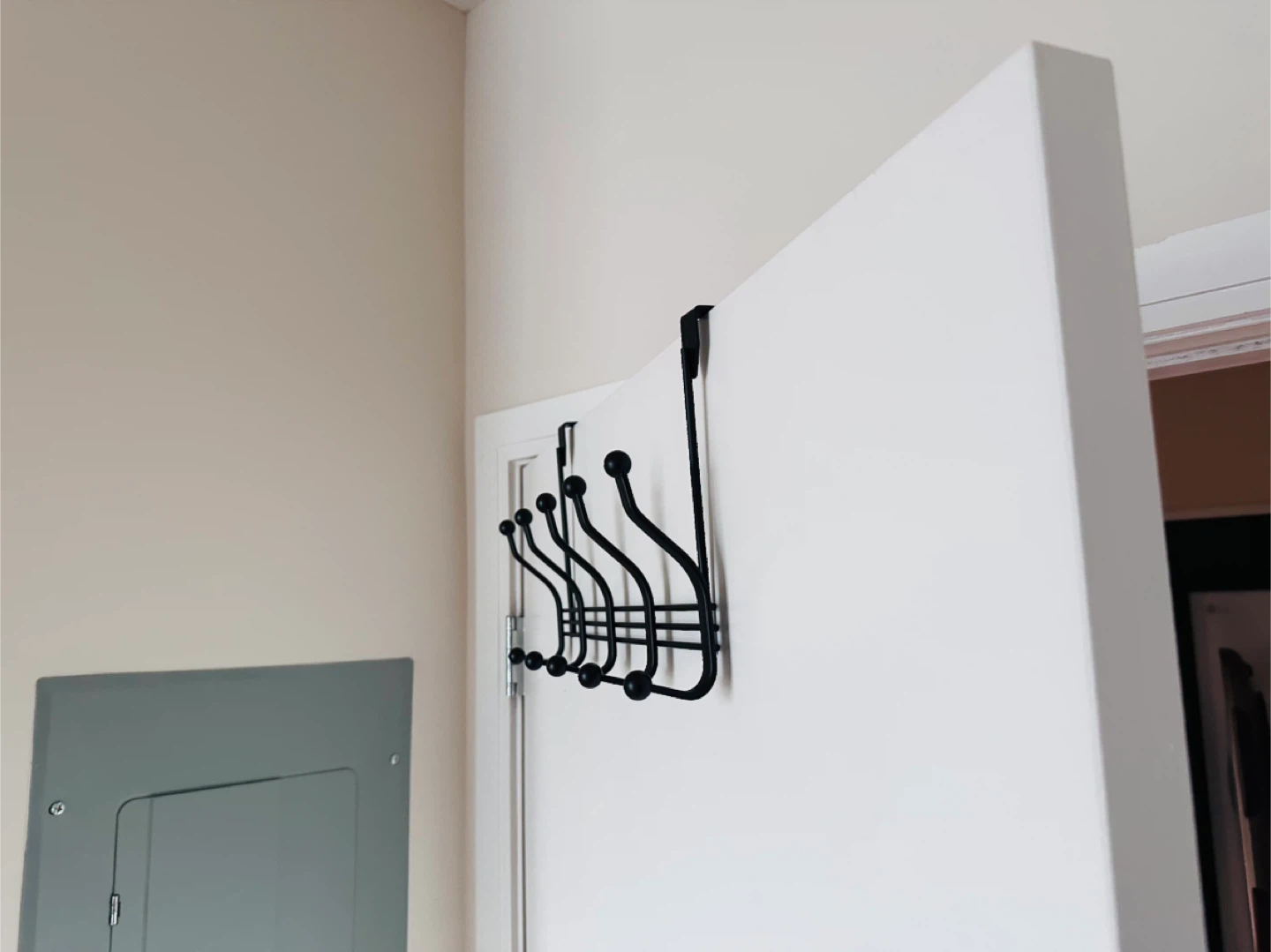 🏈 Over-the-Door 10-Hook Organizer - photo 2