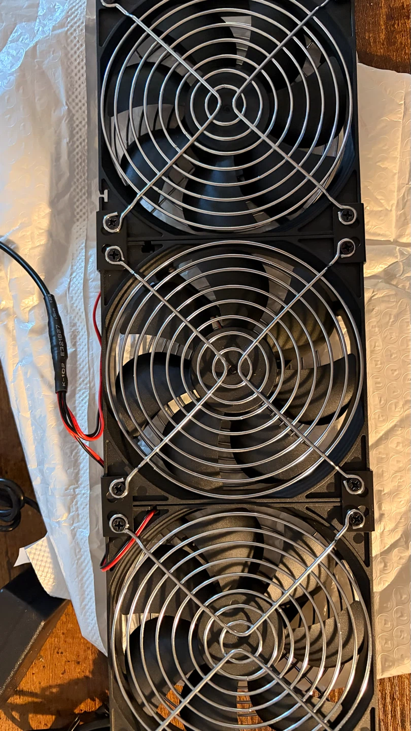 Triple 120mm Dual Ball Cooling Fan System - photo 3