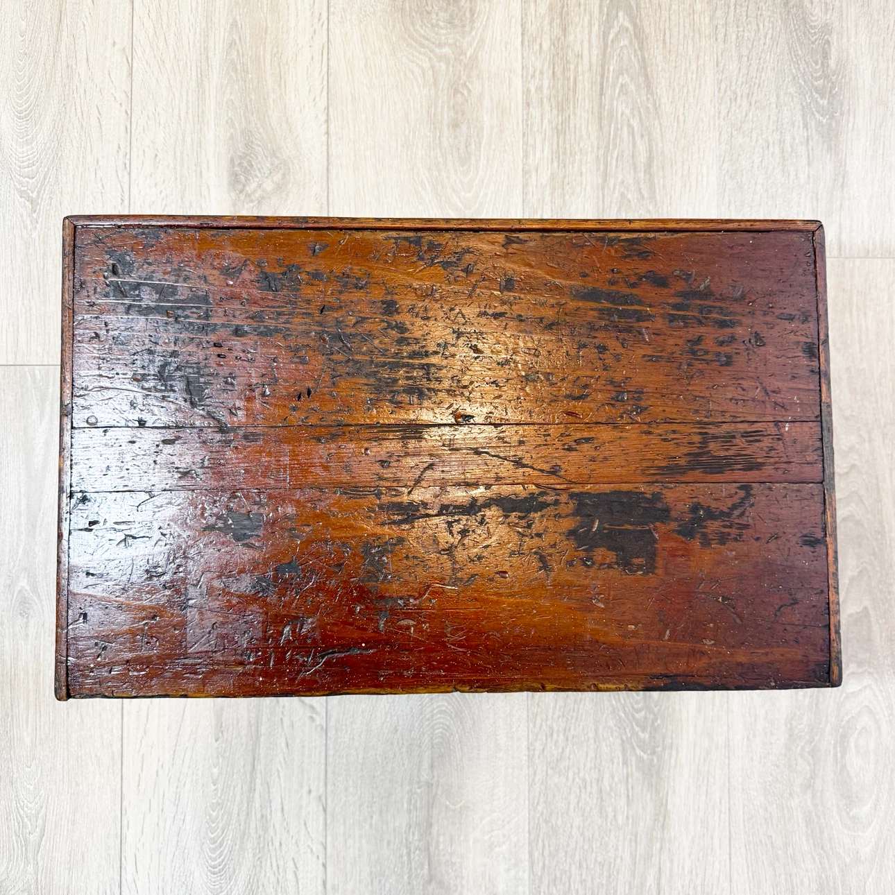 Vintage rustic storage trunk - photo 5