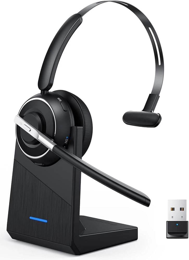🔥 Brand NEW – Wireless Bluetooth Headset with Mic for Work