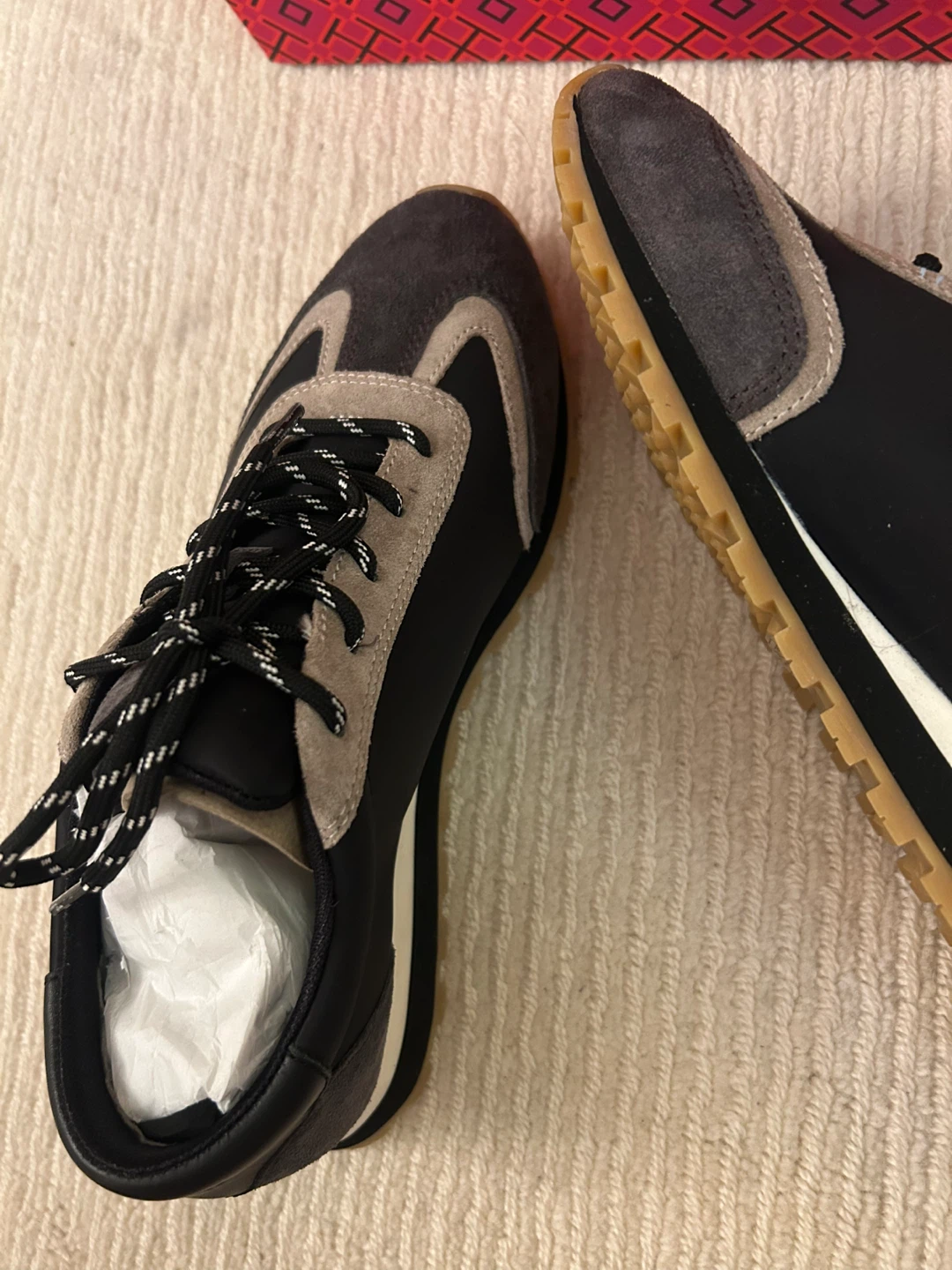 NEW Tory Burch Women's Vintage Nylon Runner Sneakers (US 8.5) - photo 5
