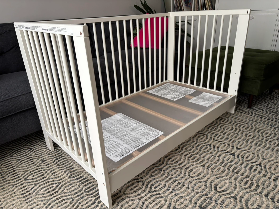 IKEA Gulliver Crib - White - photo 2