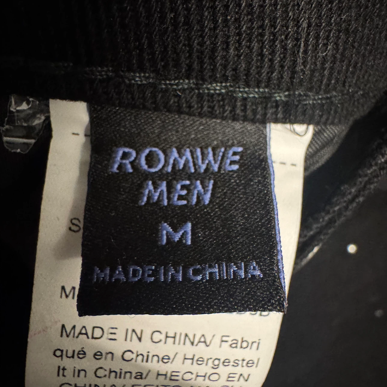 Romwe Men's Rhinestone Cross Jeans - photo 2