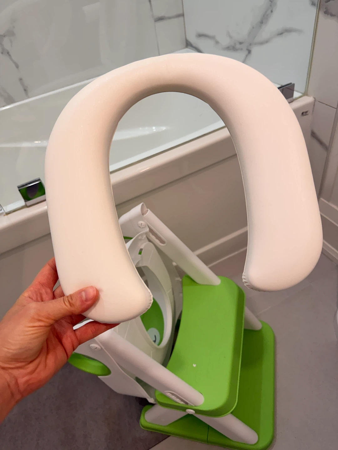 Green Bear Potty Training Seat with Step Stool - photo 3