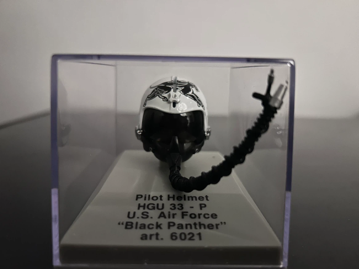 US Air Force Black Panther HGU 33-P Pilot Helmet Model