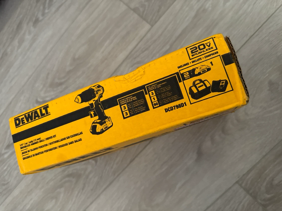 DEWALT 20V MAX Brushless Hammer Drill/Driver Kit DCD798D1 - photo 2