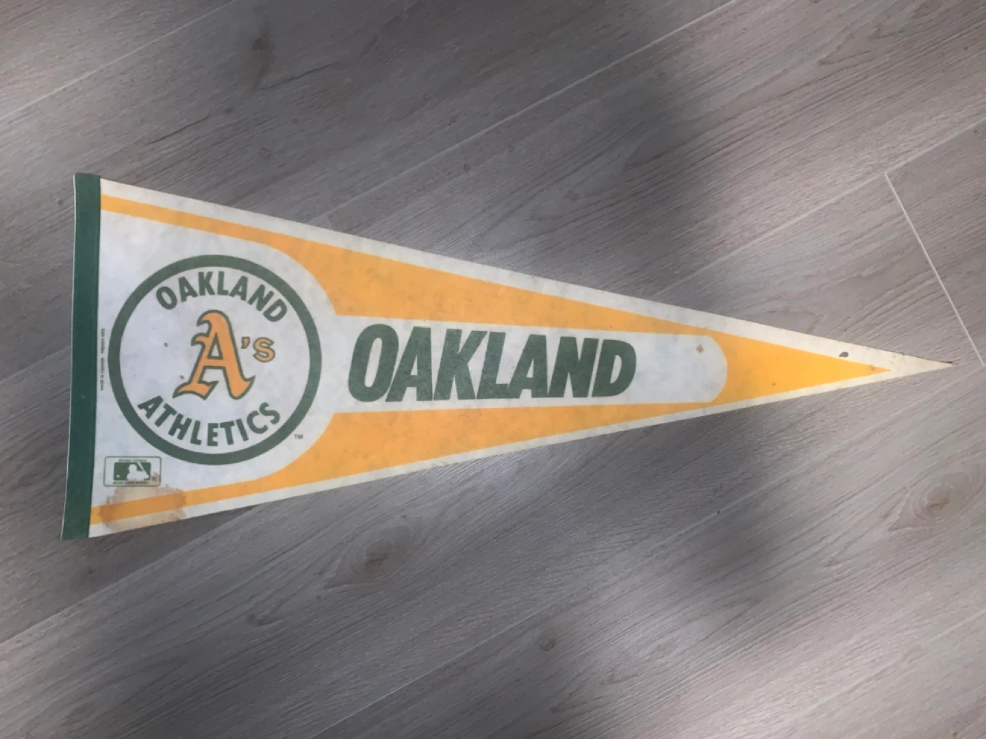 Vintage Oakland Athletics MLB Pennant