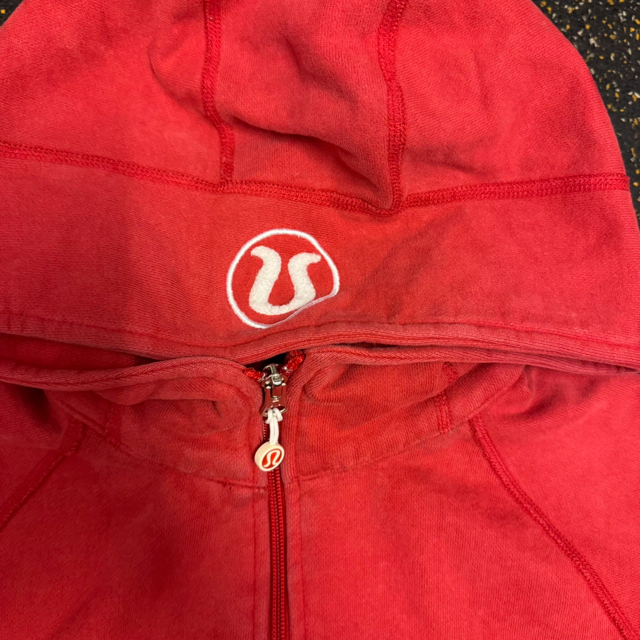 Lululemon Red Zip-Up Hoodie - photo 2