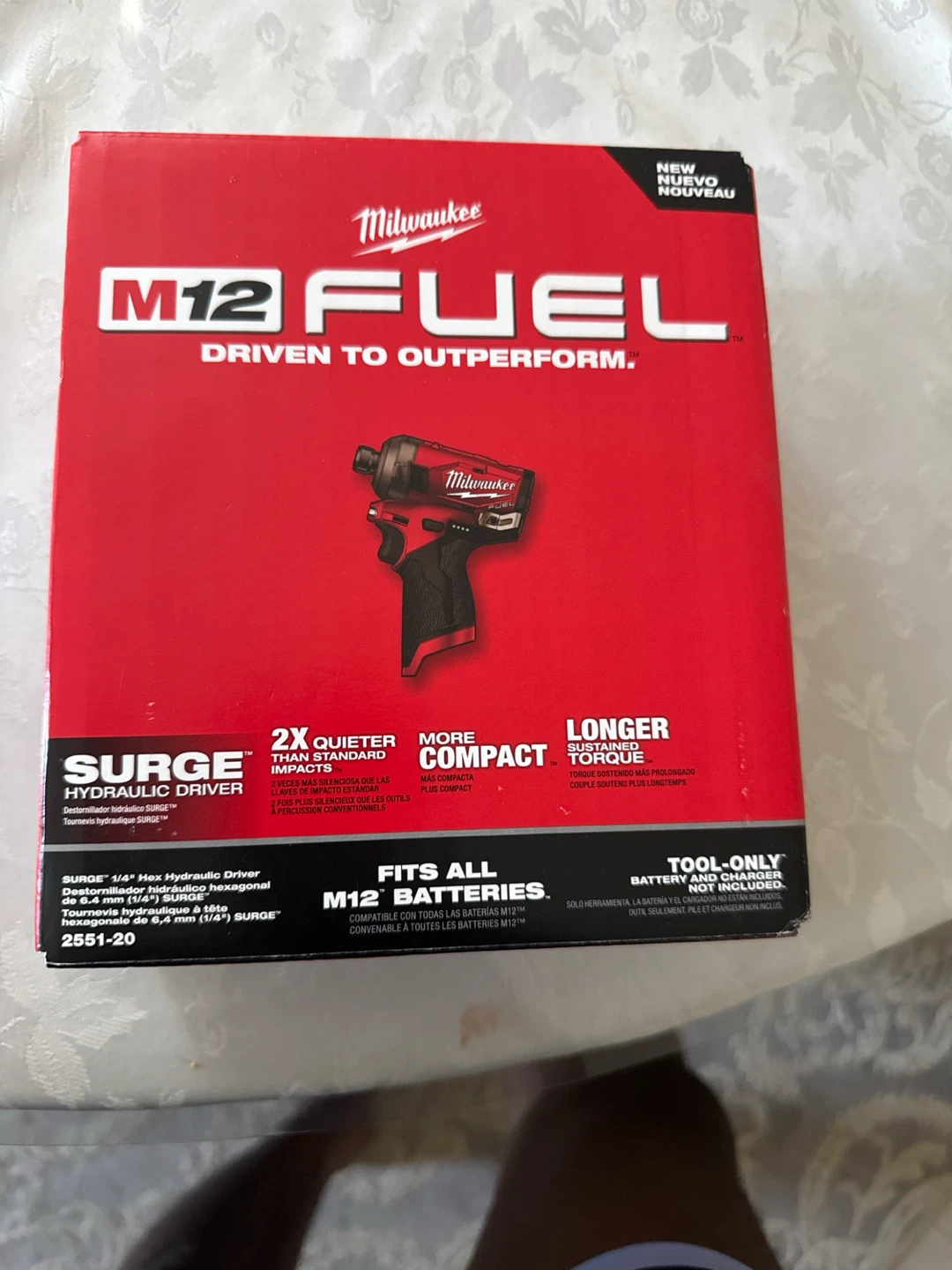 Milwaukee M12 FUEL Surge 1/4" Hex Hydraulic Driver