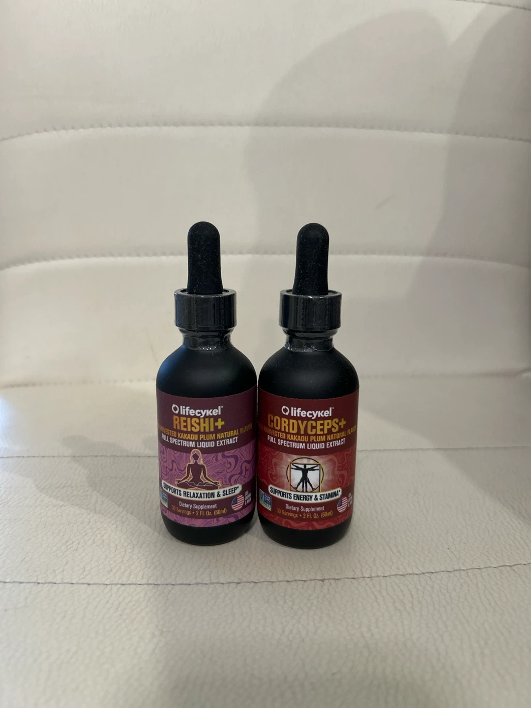 Lifecykel Reishi+ and Cordyceps+ Liquid Extracts