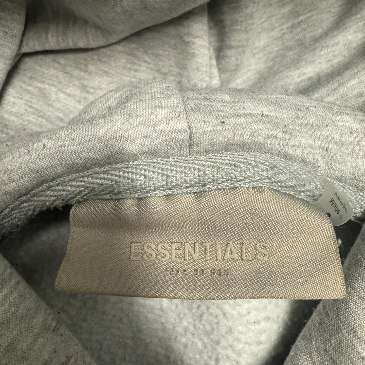 Essentials Fear of God Grey Hoodie - photo 5