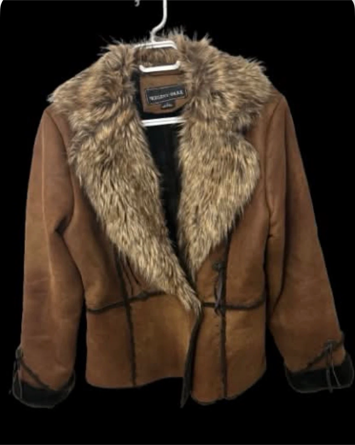 Regent Park Brown Faux Suede Jacket