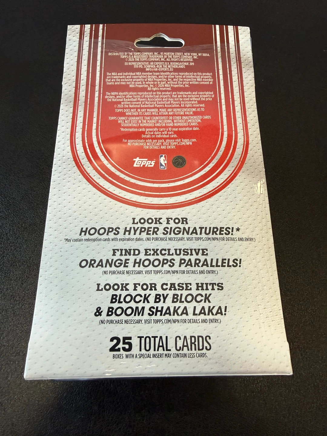 2025/26 Topps NBA Hoops Basketball Card Box - photo 2